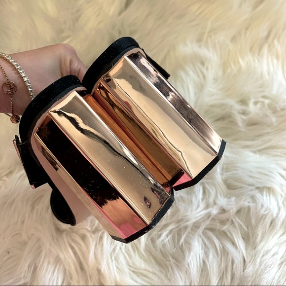 ASOS New Look Black Cross Heeled Mules - Picture 7 of 10